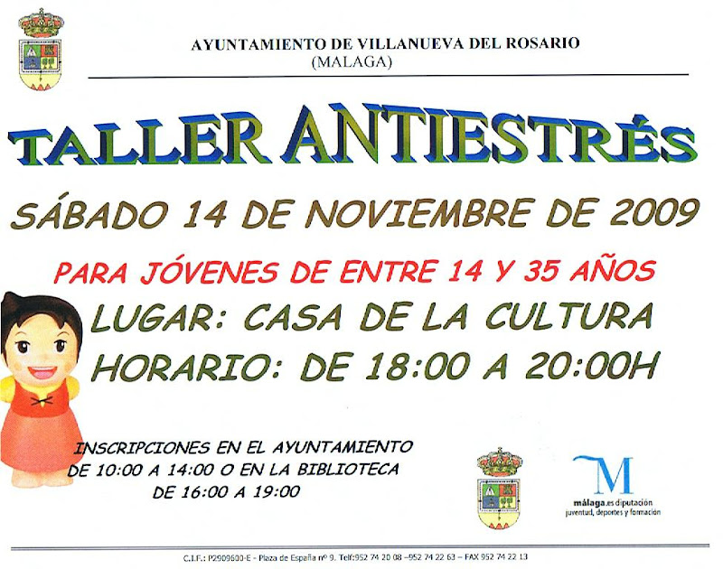Taller Antiestrés - Sábado 14 de Noviembre